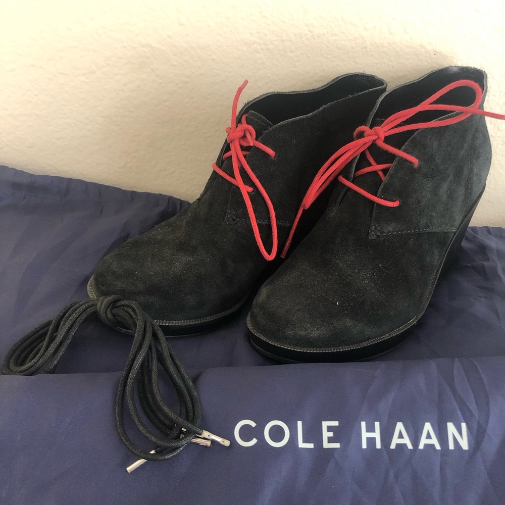 Cole Haan suede booties
